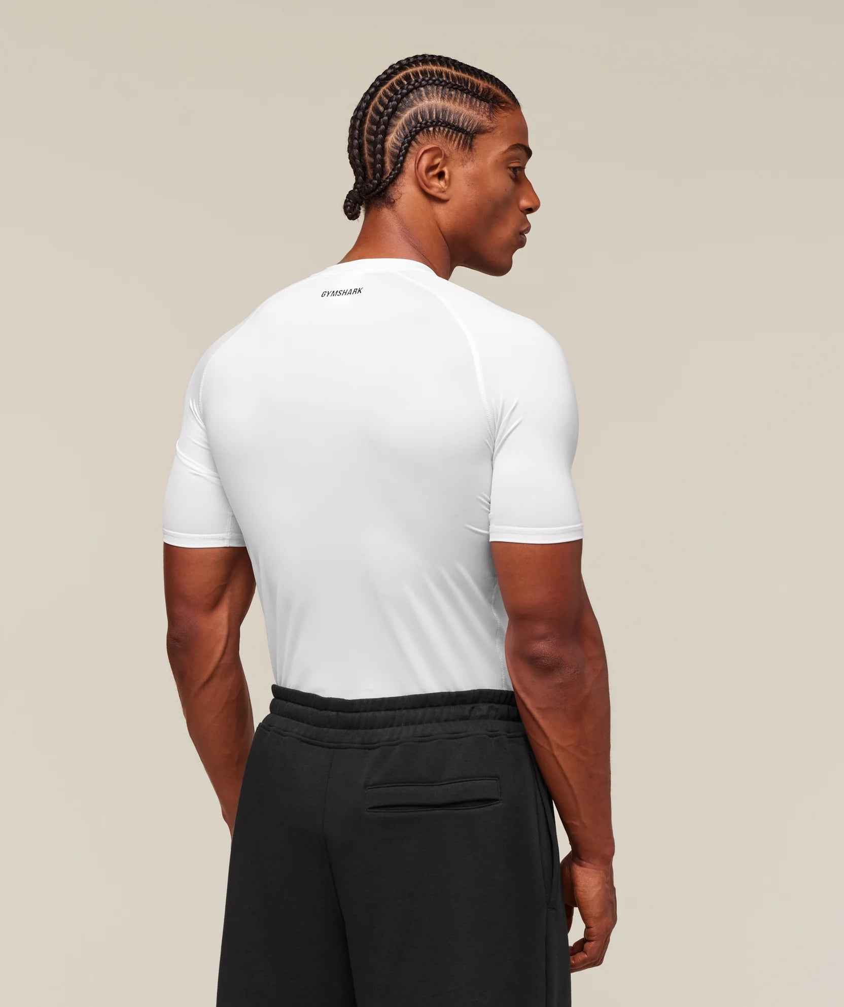 GYMSHARK Element Baselayer T-Shirt White — Gymshark | Authentic India