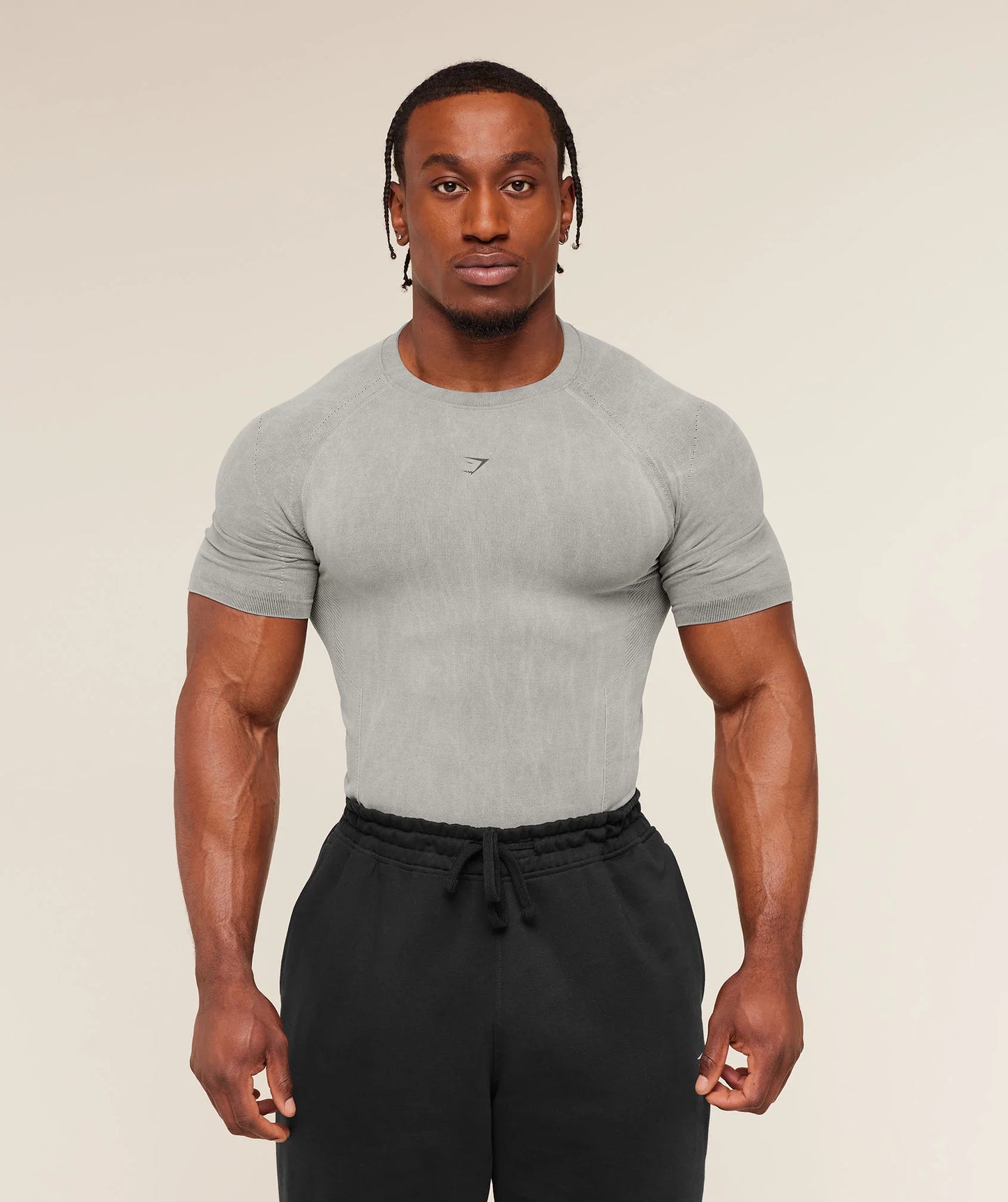 GYMSHARK Charge T-Shirt Black/Wash
