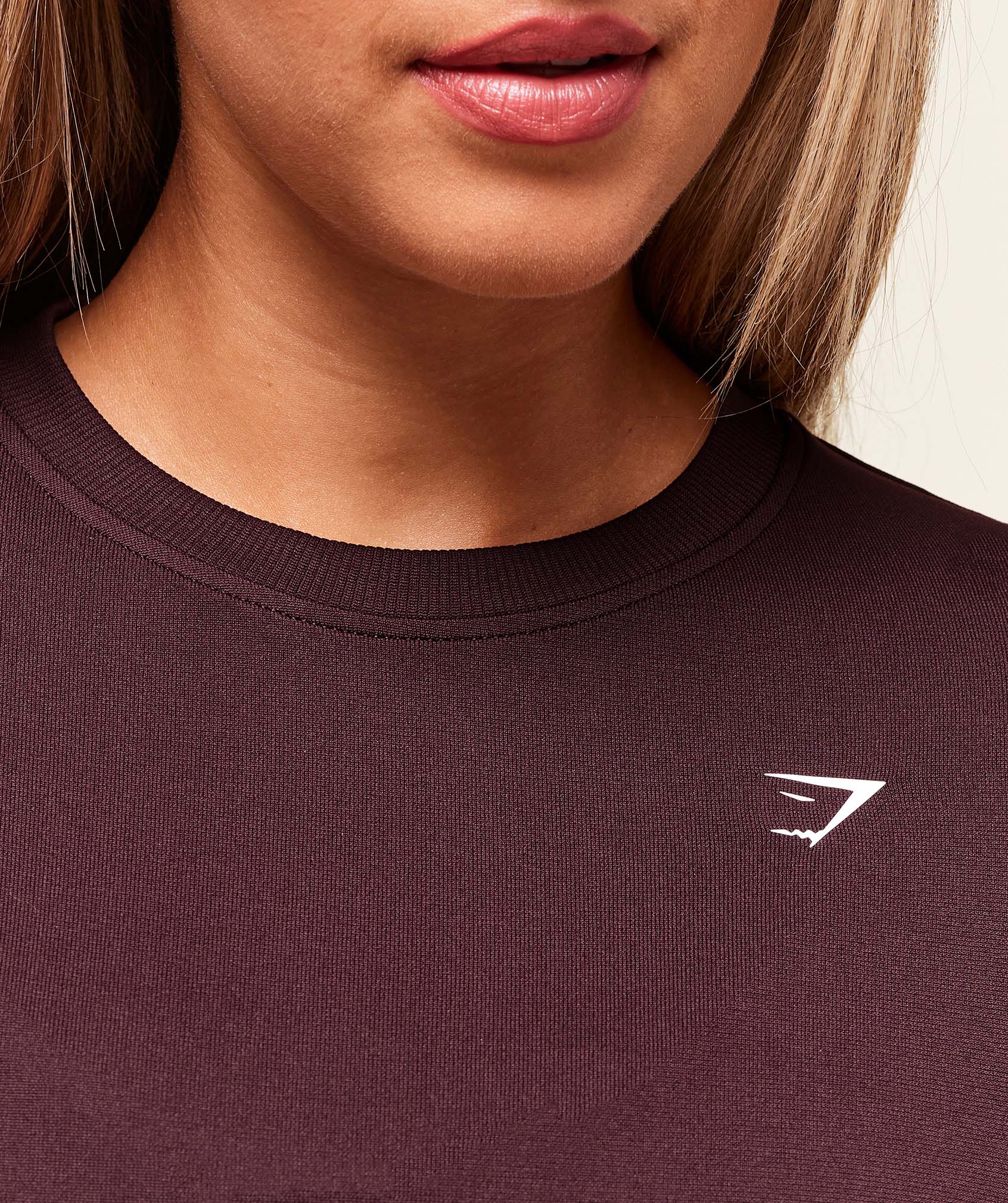 Women's Gymshark Everyday Seamless Long Sleeve Top Cherry Purple — Gymshark | Authentic India