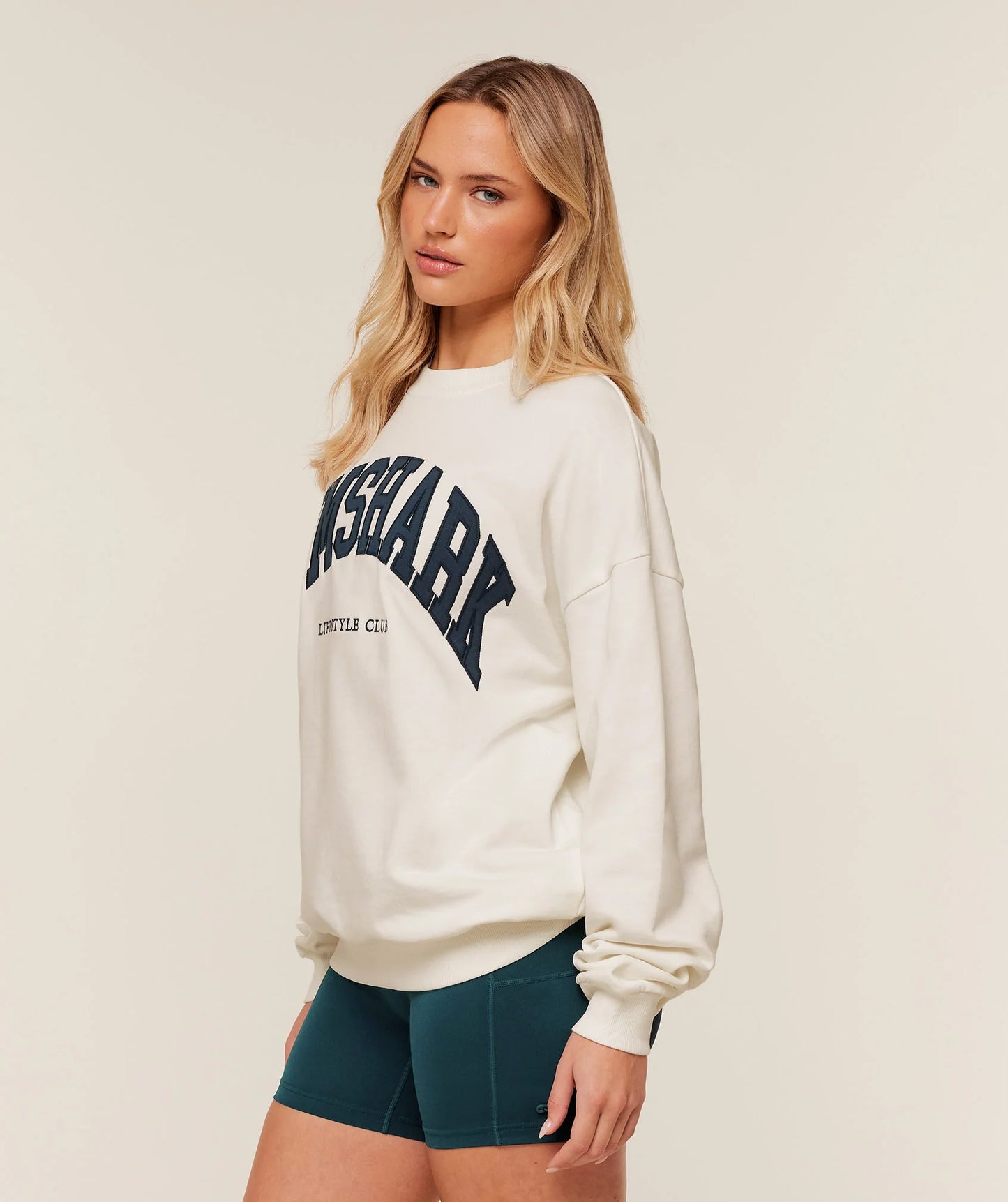 GYMSHARK Collegiate Graphic Crew Neck Pullover — Gymshark | Authentic India