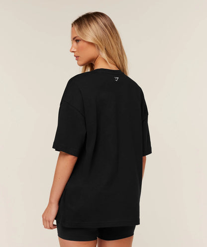 GYMSHARK Collegiate Graphic T-Shirt — Gymshark | Authentic India