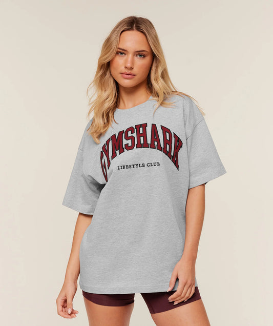 GYMSHARK Collegiate Graphic T-Shirt — Gymshark | Authentic India