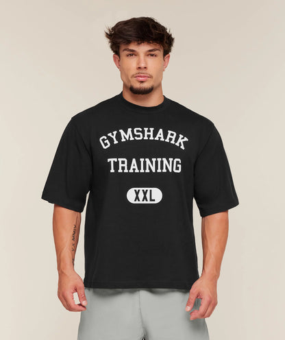 GYMSHARK Training Graphic T-Shirt Black