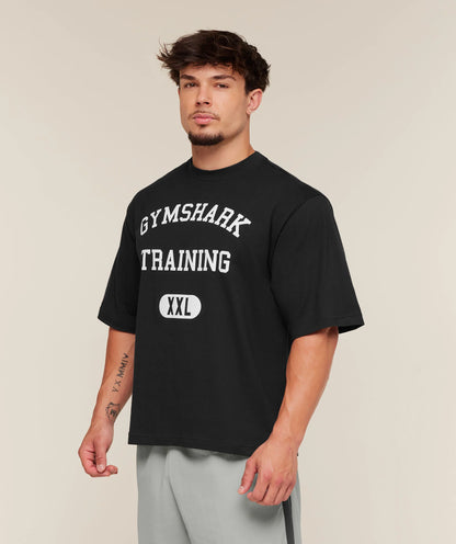 GYMSHARK Training Graphic T-Shirt Black