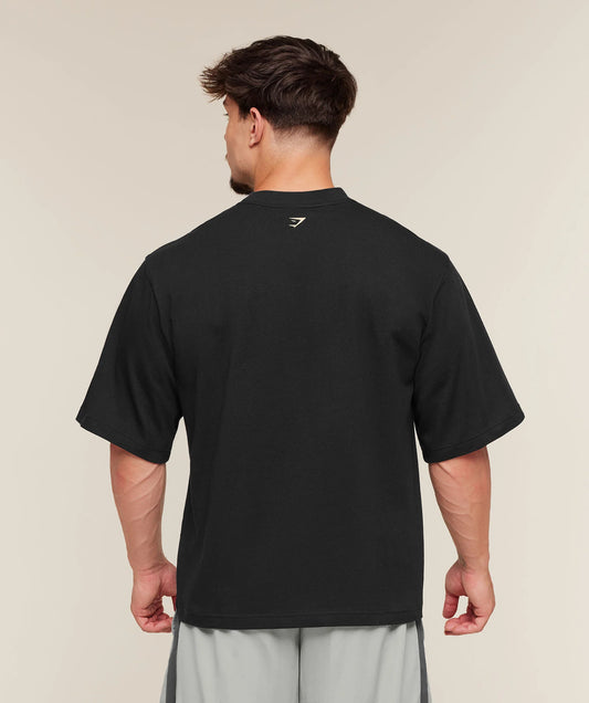 GYMSHARK Training Graphic T-Shirt Black