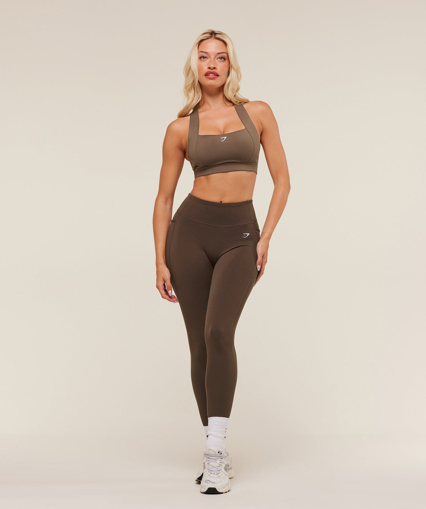 Women's Gymshark Lifting Pocket Leggings Archive Brown — Gymshark | Authentic India