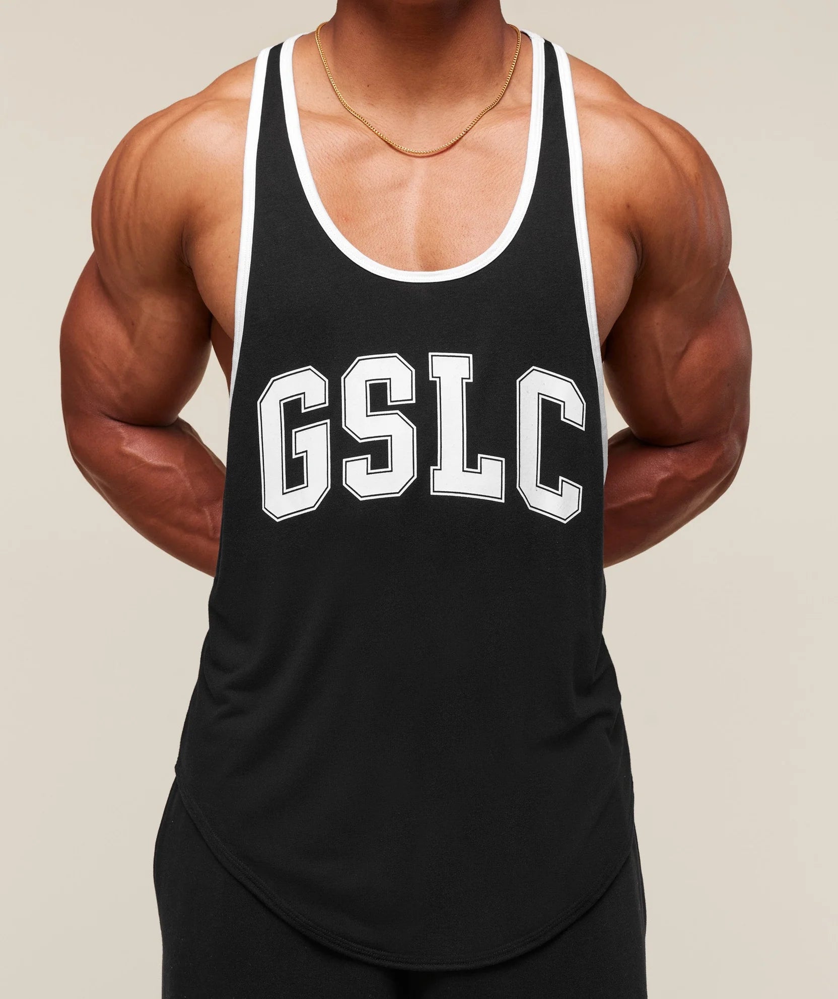 GYMSHARK GSLC Ringer Stringer Black — GYMSHARK S | Authentic India