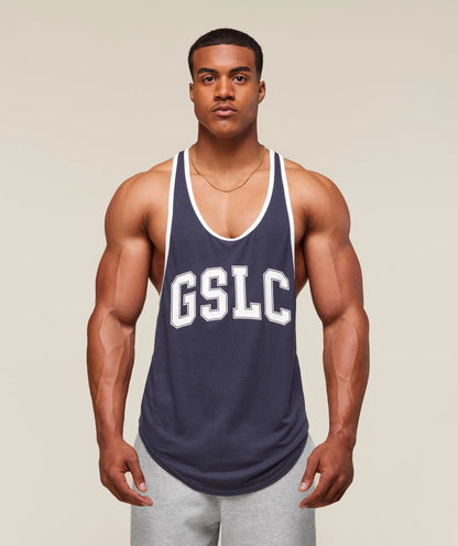 GYMSHARK GSLC Ringer Stringer Heavy Blue — GYMSHARK S | Authentic India