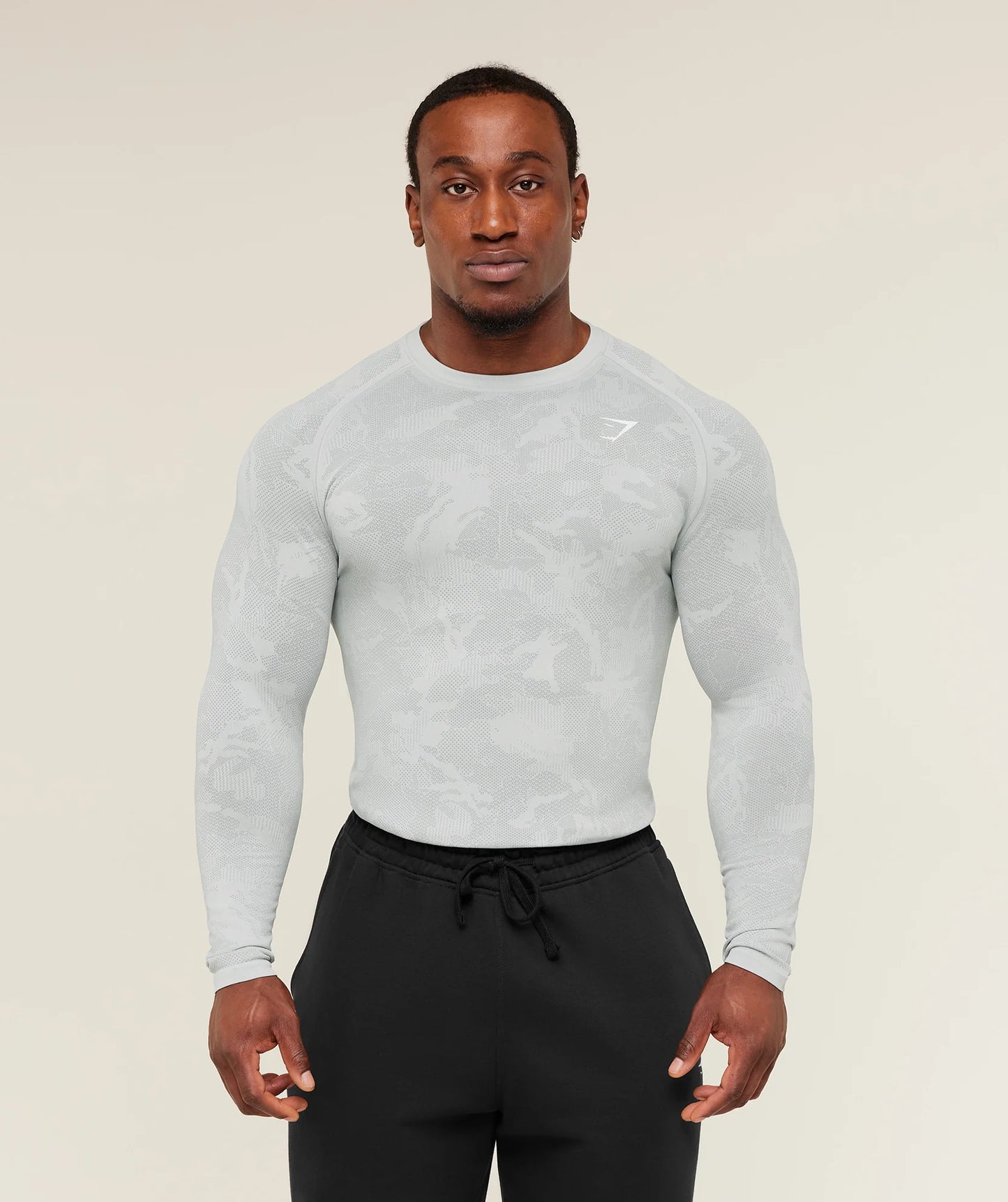 GYMSHARK Geo Seamless Long Sleeve T-Shirt — Gymshark | Authentic India