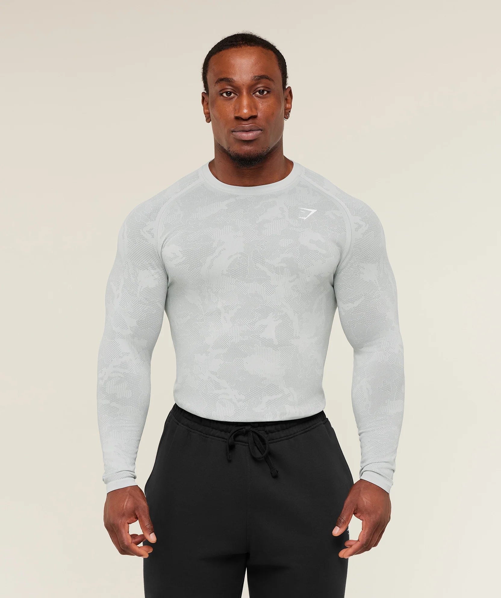 GYMSHARK Geo Seamless Long Sleeve T-Shirt — Gymshark | Authentic India
