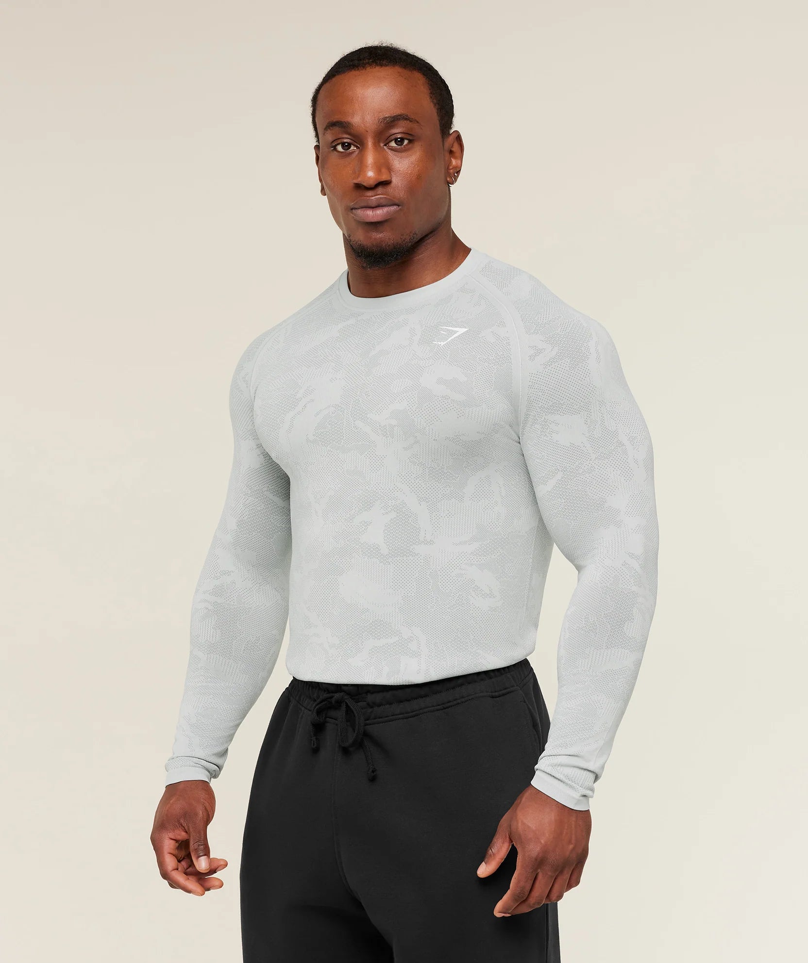 GYMSHARK Geo Seamless Long Sleeve T-Shirt — Gymshark | Authentic India