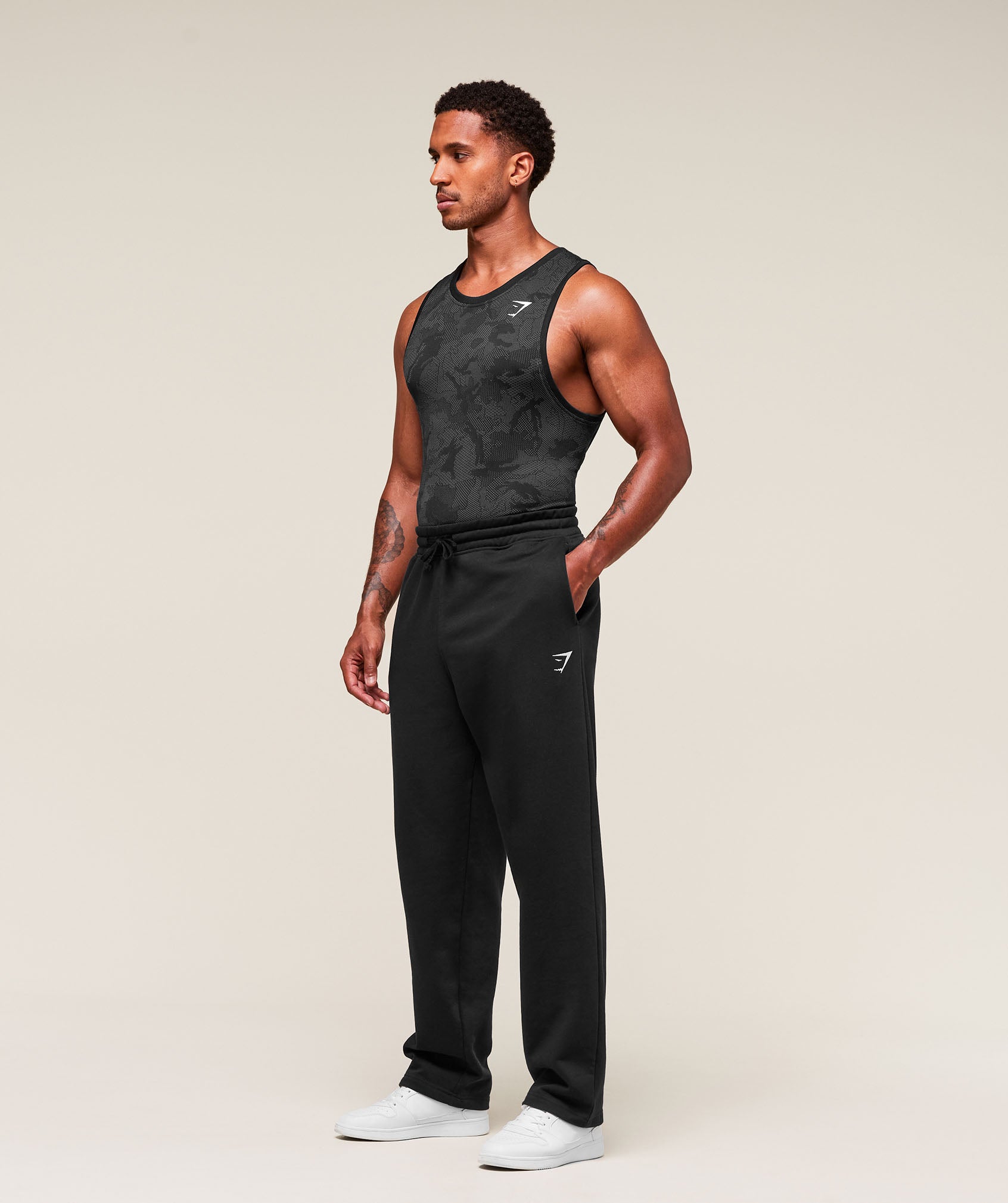 Gymshark Geo Seamless Tank Black — Gymshark | Authentic India