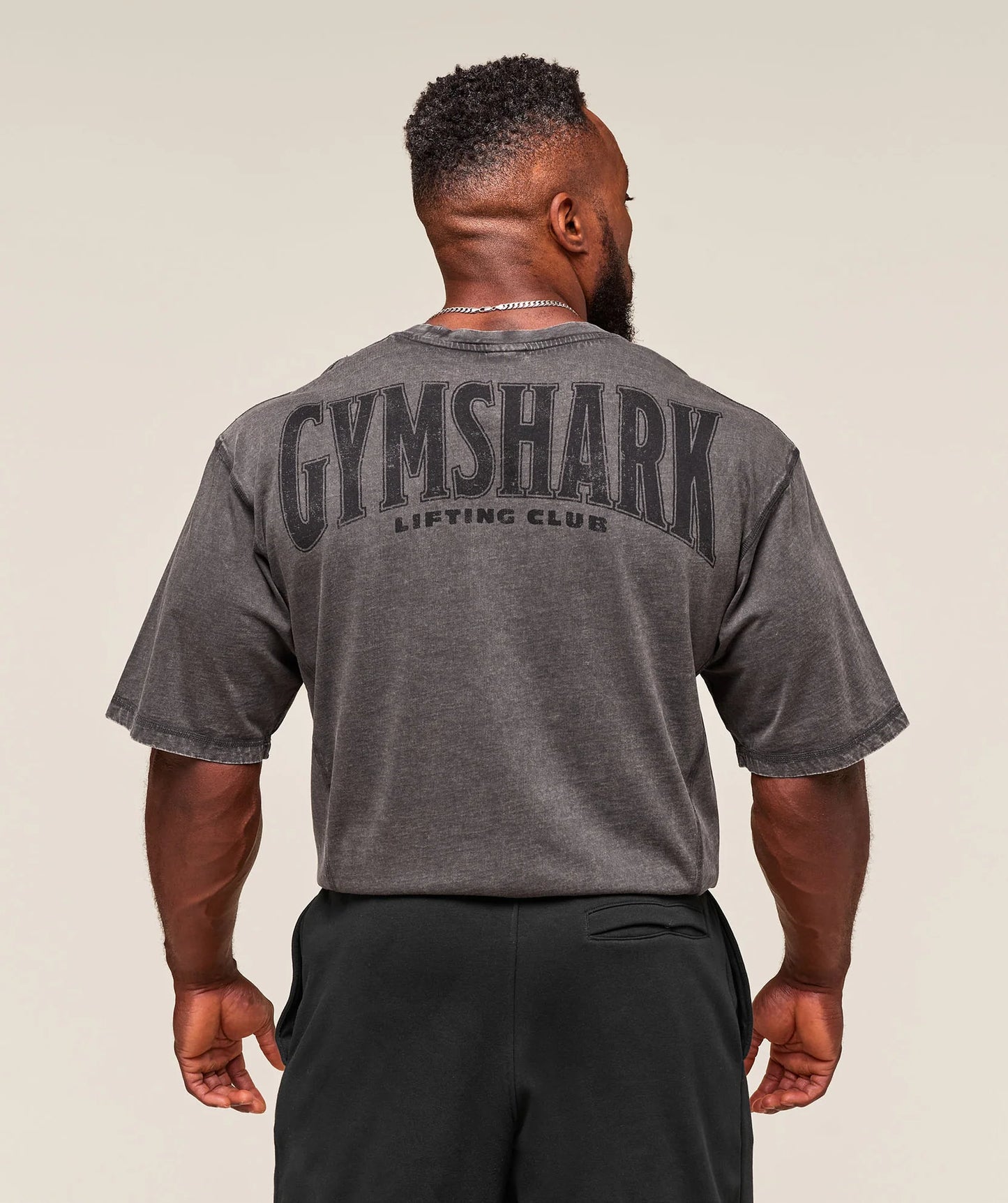 GYMSHARK Heritage Washed T-Shirt Onyx Grey — GYMSHARK S | Authentic India