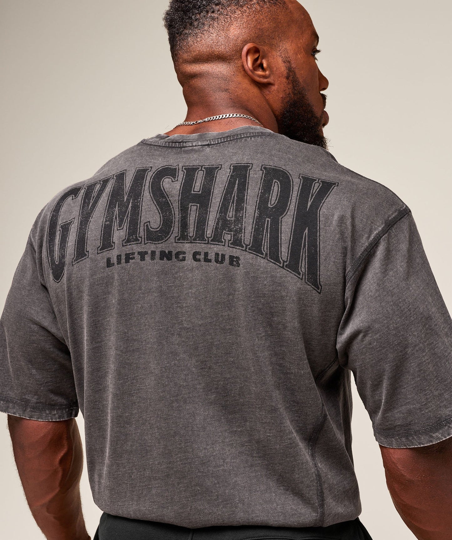GYMSHARK Heritage Washed T-Shirt Onyx Grey — GYMSHARK S | Authentic India