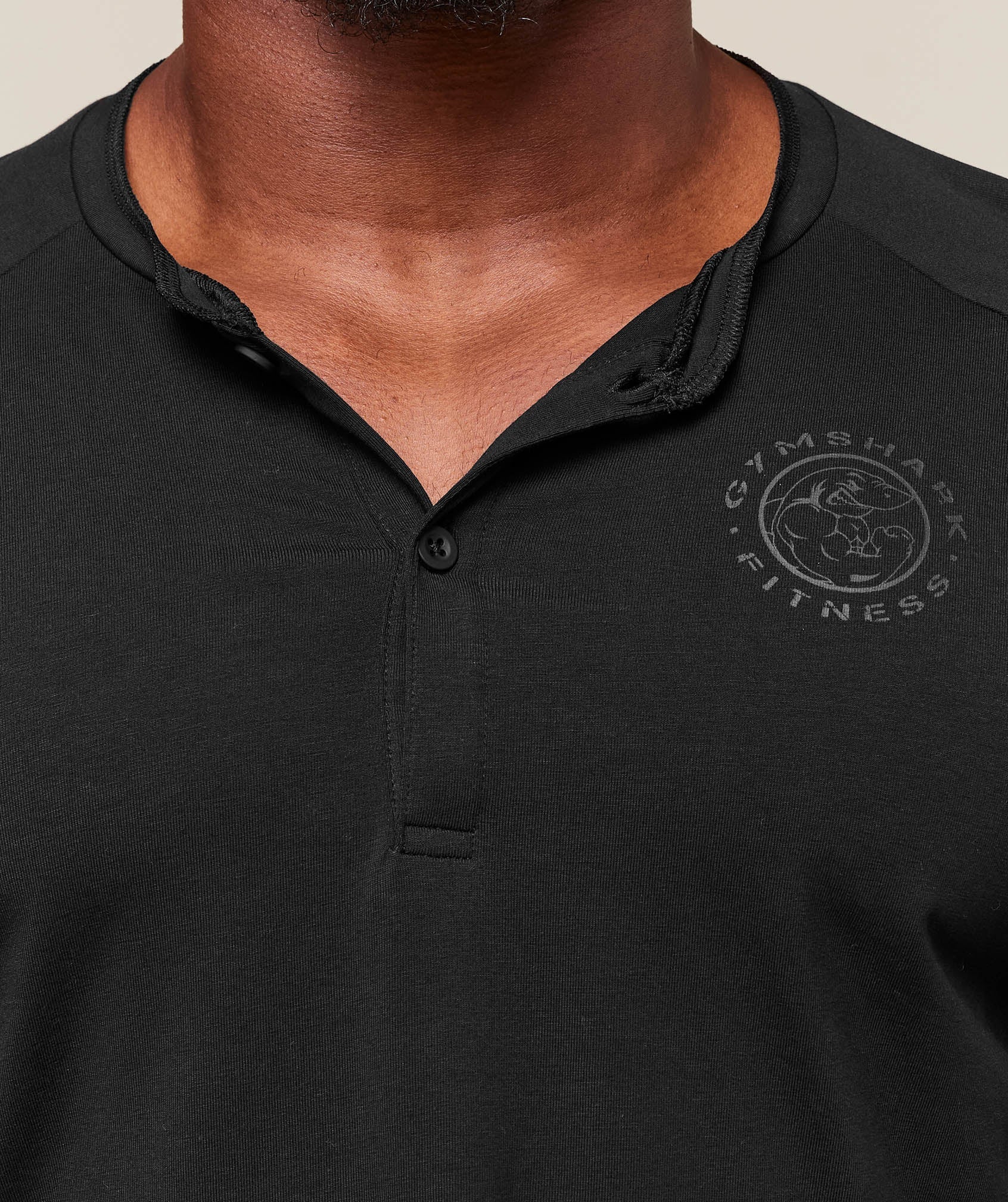 Gymshark Legacy Henley Black — Gymshark | Authentic India