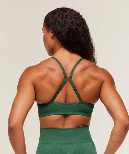 Women's Gymshark Lift Seamless Sports Bra Lift Green — Gymshark | Authentic India