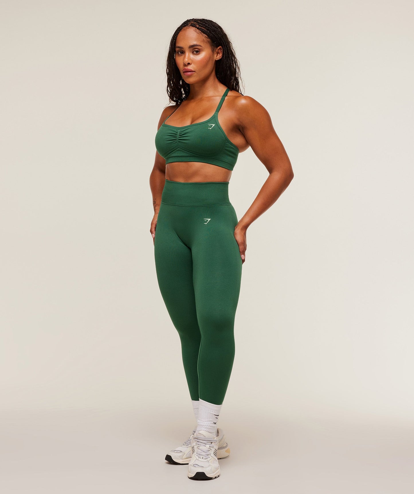 Women's Gymshark Lift Seamless Sports Bra Lift Green — Gymshark | Authentic India