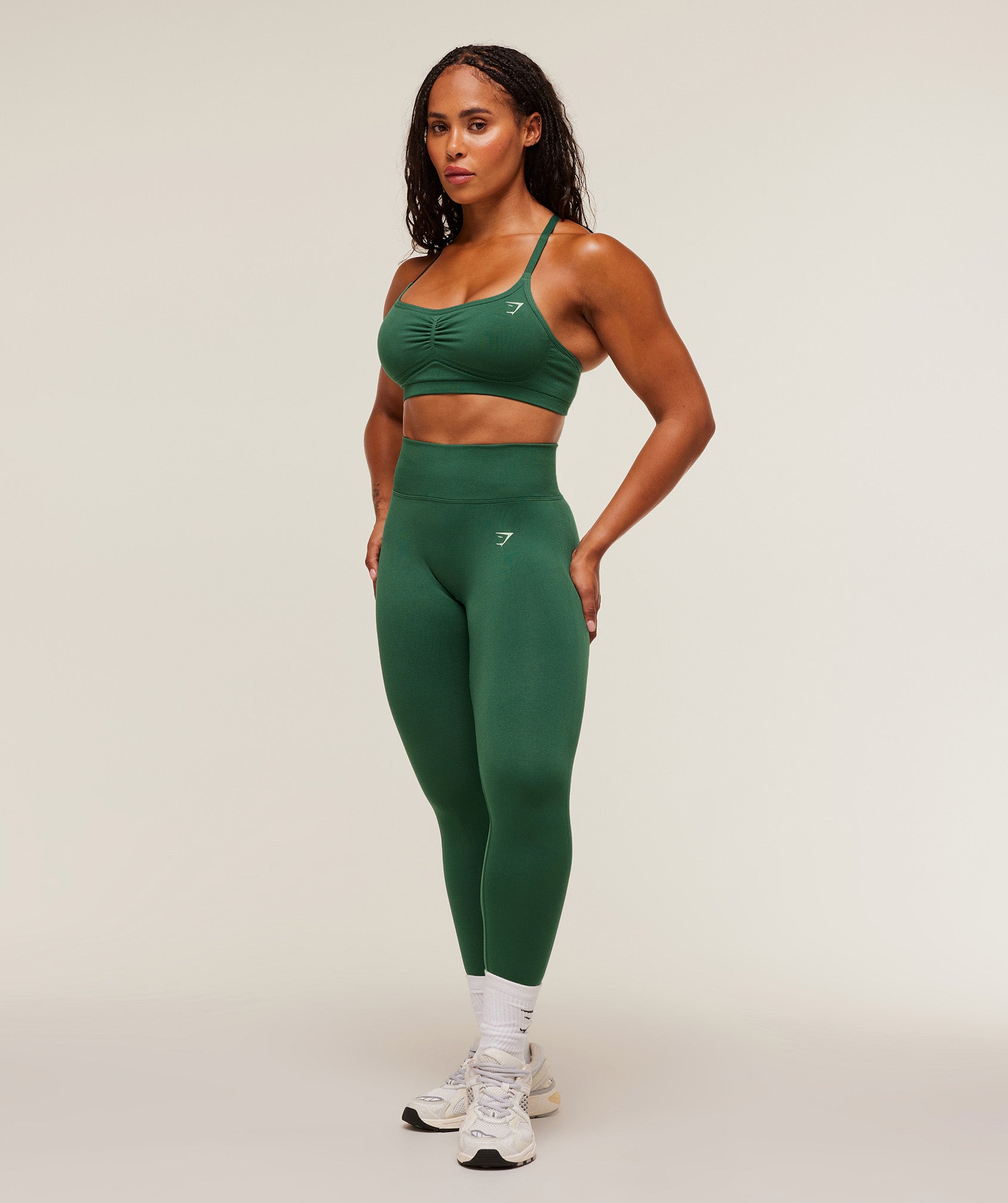 Women's Gymshark Lift Seamless Sports Bra Lift Green — Gymshark | Authentic India