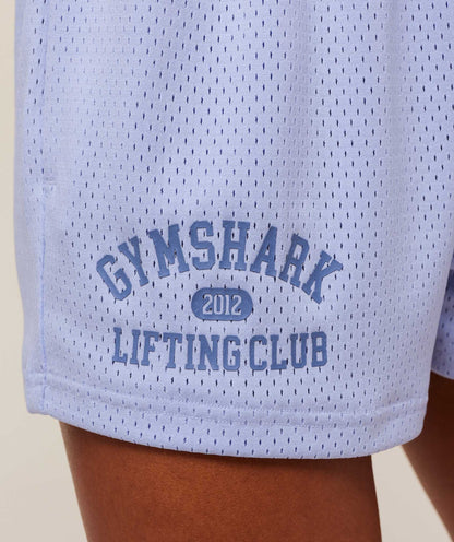 Women's Gymshark Lifting Club Mesh Shorts Peri Blue — Gymshark | Authentic India