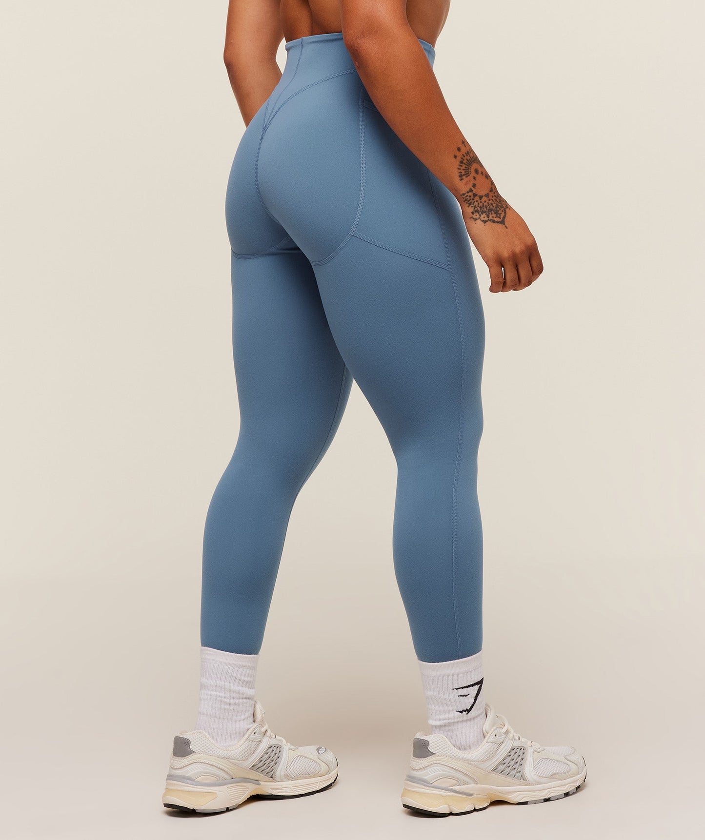 Women's Gymshark Lifting Pocket Leggings Worn Blue — Gymshark | Authentic India