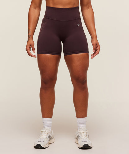 Women's Gymshark Lifting Pocket Shorts Cherry Purple — Gymshark | Authentic India