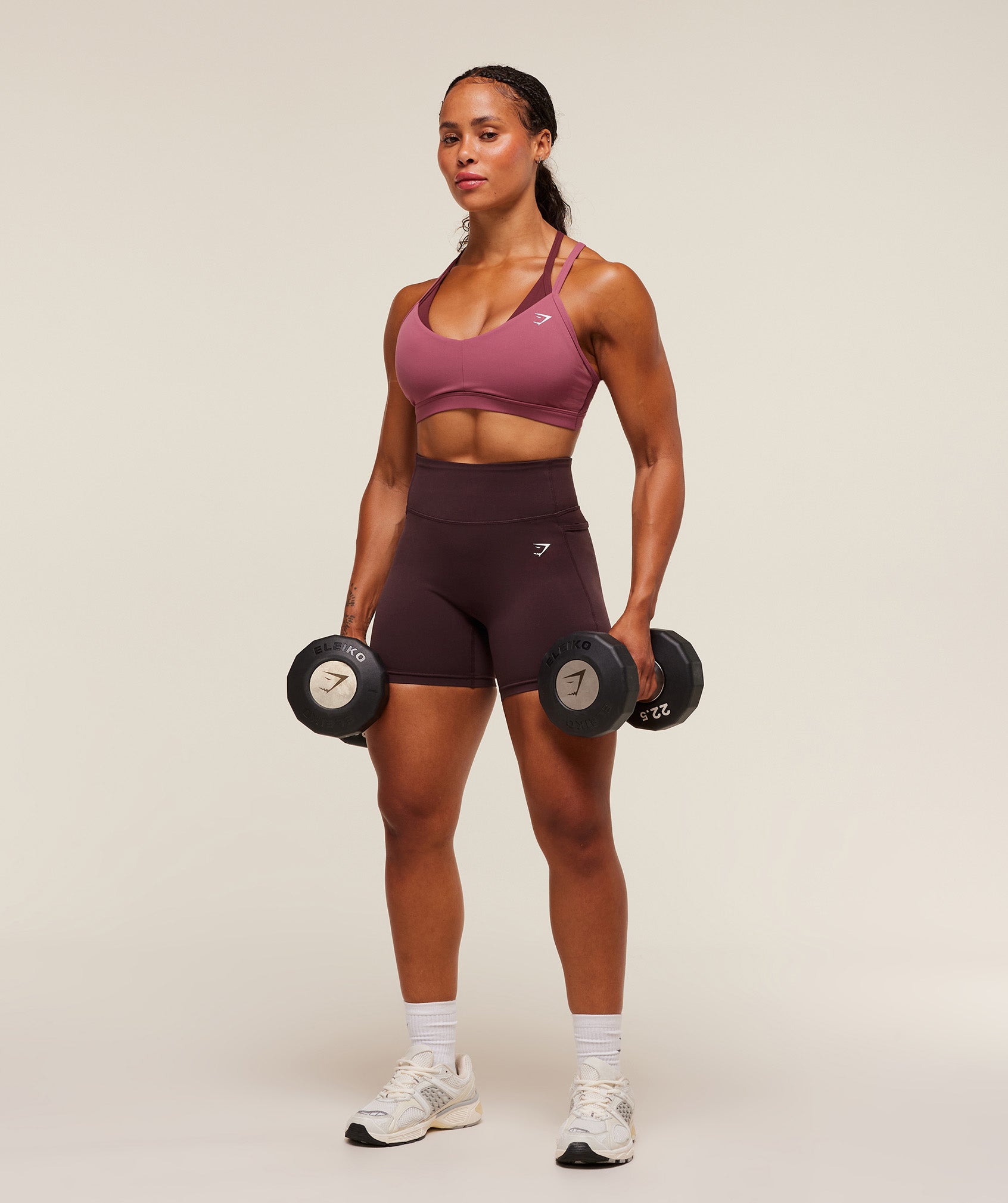 Women's Gymshark Lifting Pocket Shorts Cherry Purple — Gymshark | Authentic India