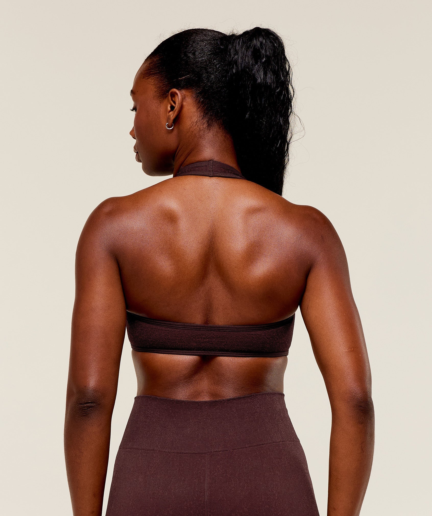 Women's Gymshark Adapt Fleck X Whitney Halterneck Sports Bra Cherry Purple — Gymshark | Authentic India