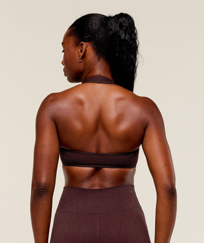 Women's Gymshark Adapt Fleck X Whitney Halterneck Sports Bra Cherry Purple — Gymshark | Authentic India
