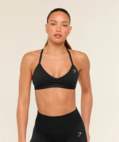 GYMSHARK Minimal Sports Bra Black — Gymshark | Authentic India