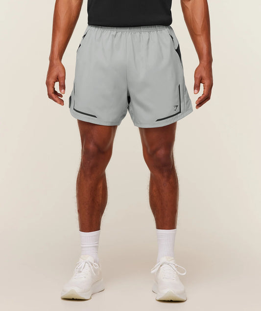 GYMSHARK Movement Sport 5 Shorts Grey — Gymshark | Authentic India