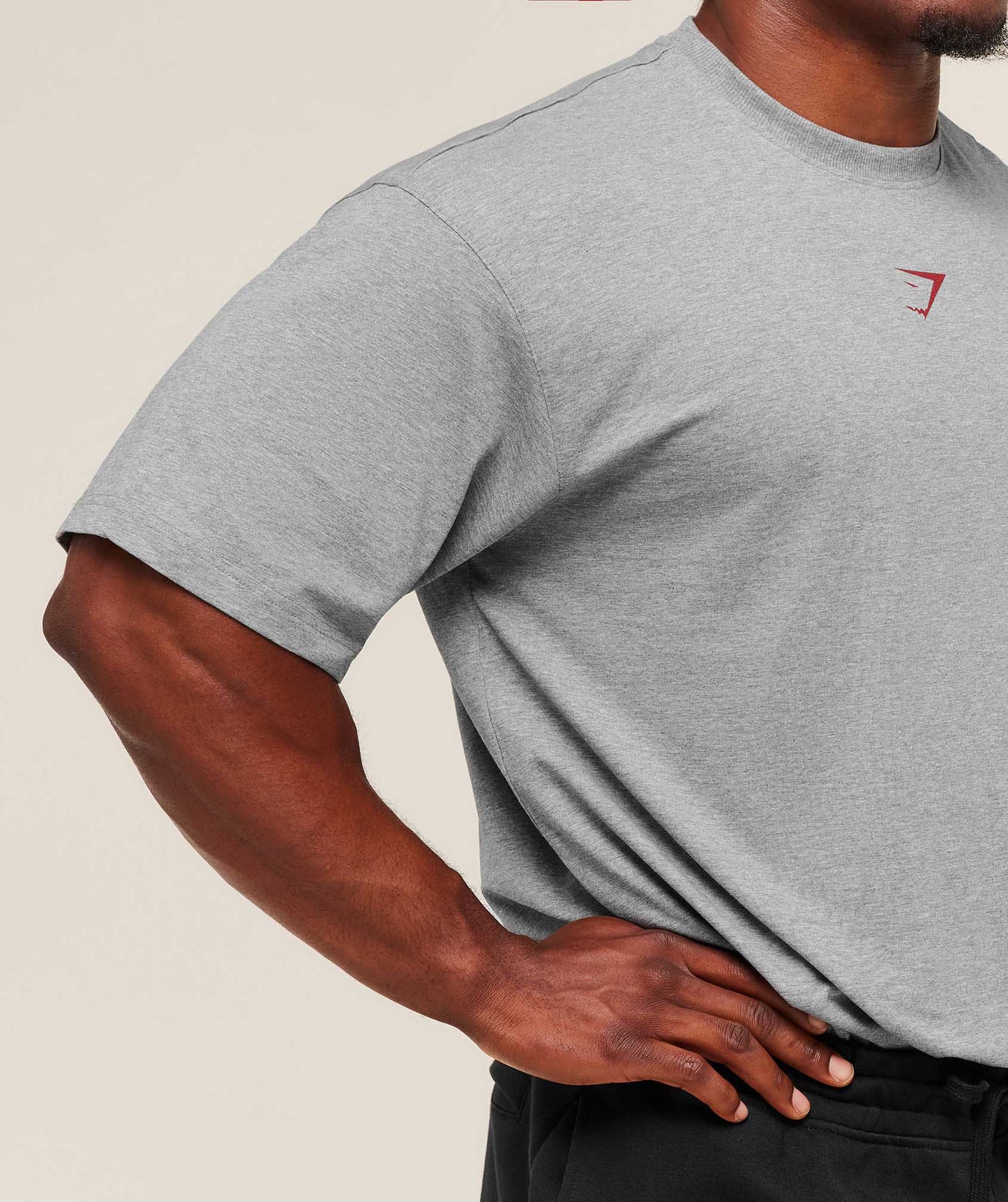 GYMSHARK Power T Shirt T-Shirt Grey 6 — Gymshark | Authentic India