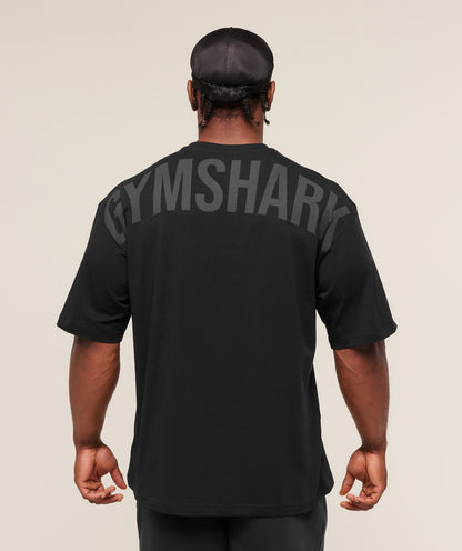 Gymshark Power T-Shirt Black — Gymshark | Authentic India