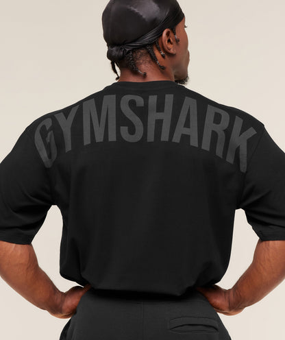 Gymshark Power T-Shirt Black — Gymshark | Authentic India