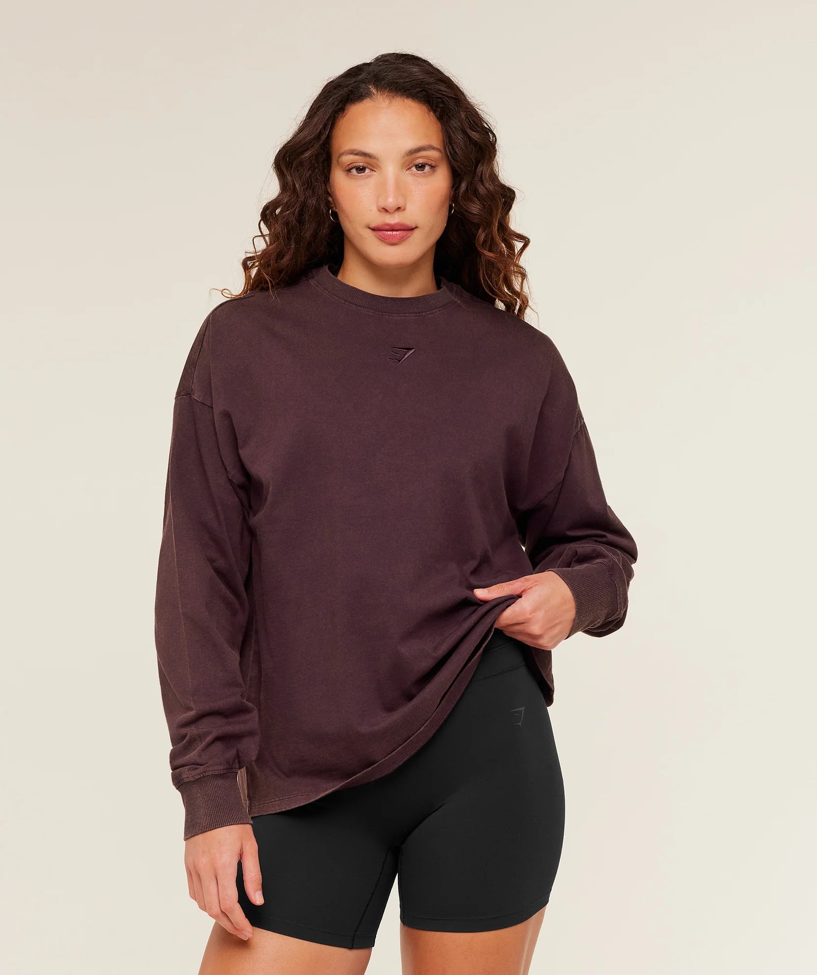 GYMSHARK Power Washed Long Sleeve Top — Gymshark | Authentic India