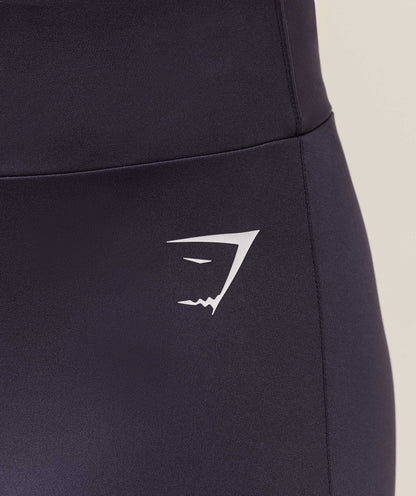 Women's Gymshark Reps Power Tight Shorts Midnight Purple — Gymshark | Authentic India
