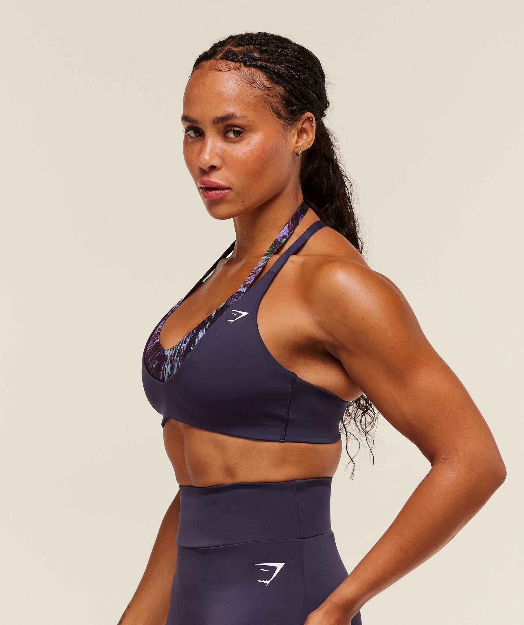 Women's Gymshark Reps T Back Sports Bra Midnight Purple — Gymshark | Authentic India