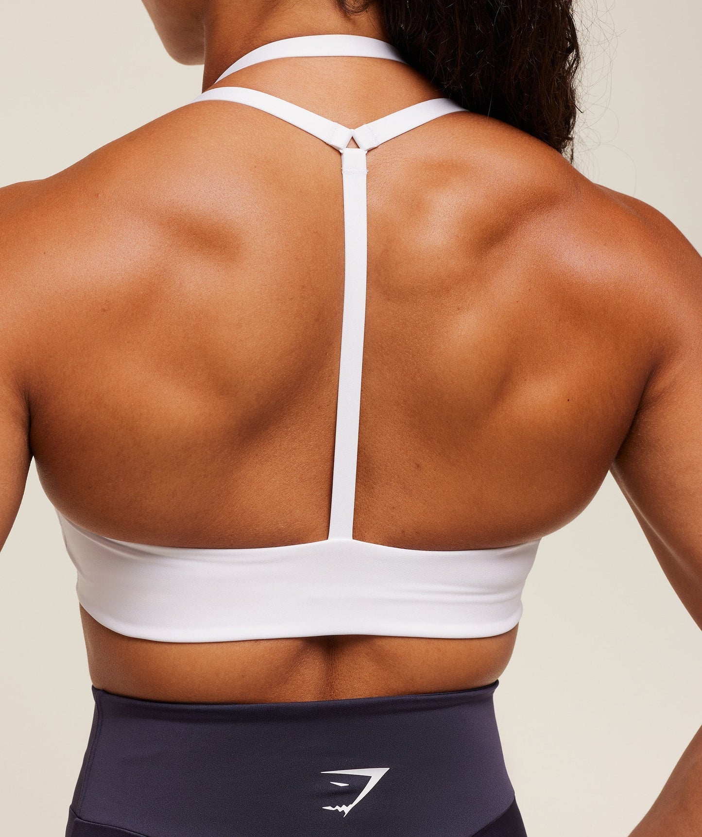 Women's Gymshark Reps T Back Sports Bra White — Gymshark | Authentic India