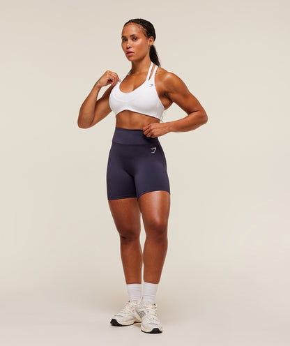 Women's Gymshark Reps T Back Sports Bra White — Gymshark | Authentic India