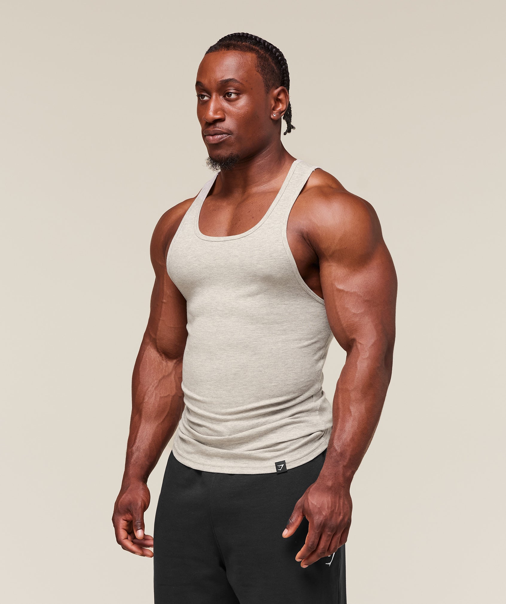 Gymshark Ribbed Tank 3Pk White — Gymshark | Authentic India