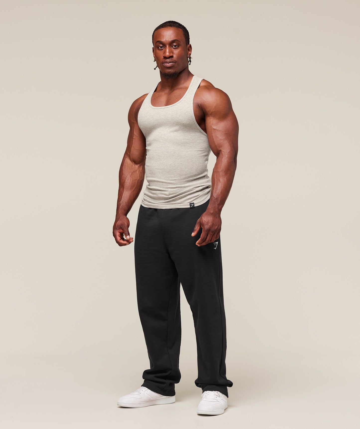 Gymshark Ribbed Tank 3Pk White — Gymshark | Authentic India