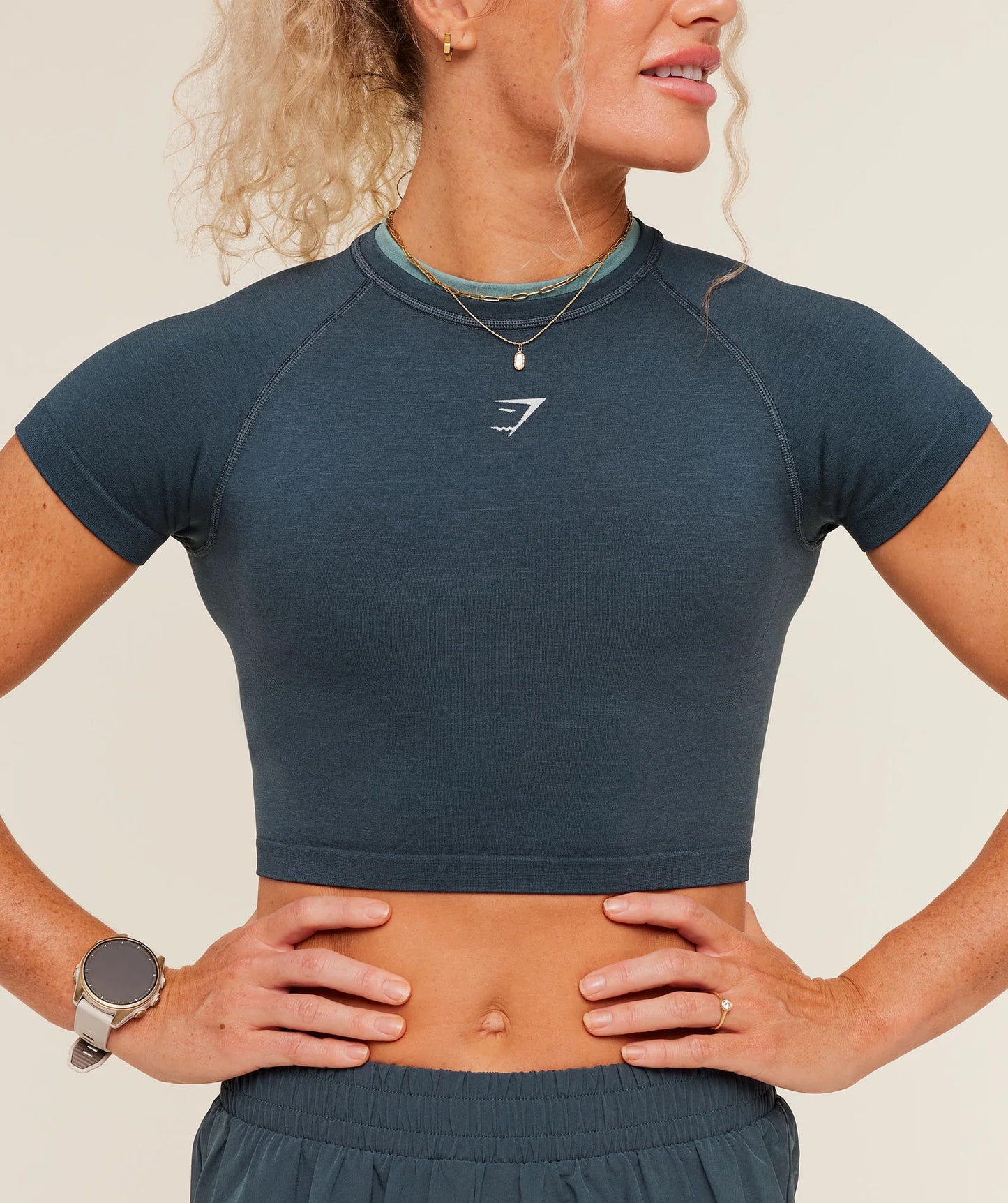 GYMSHARK Interval Seamless Short Sleeve Crop Top — Gymshark | Authentic India