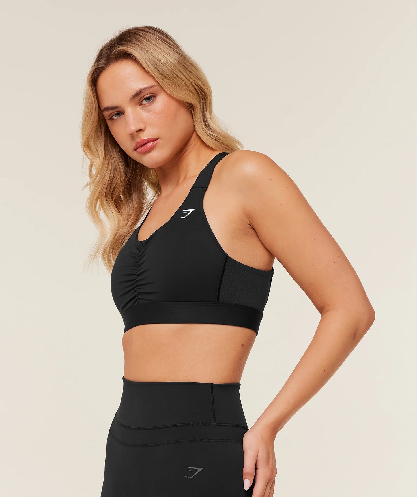 GYMSHARK High Support Ruched Sports Bra — Gymshark | Authentic India
