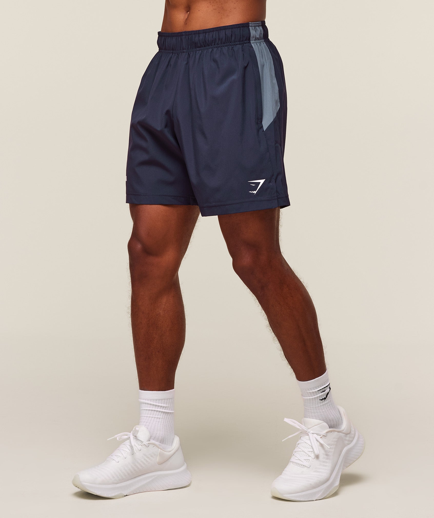 Gymshark Sport Panel 7" Shorts Heavy Blue — Gymshark | Authentic India