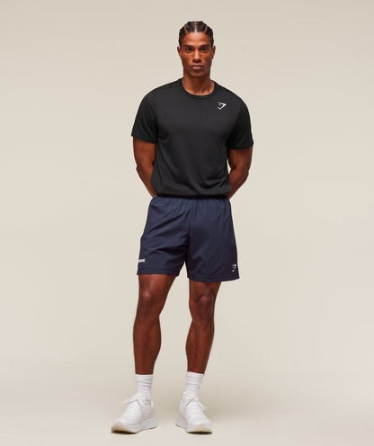 Gymshark Sport Panel 7" Shorts Heavy Blue — Gymshark | Authentic India