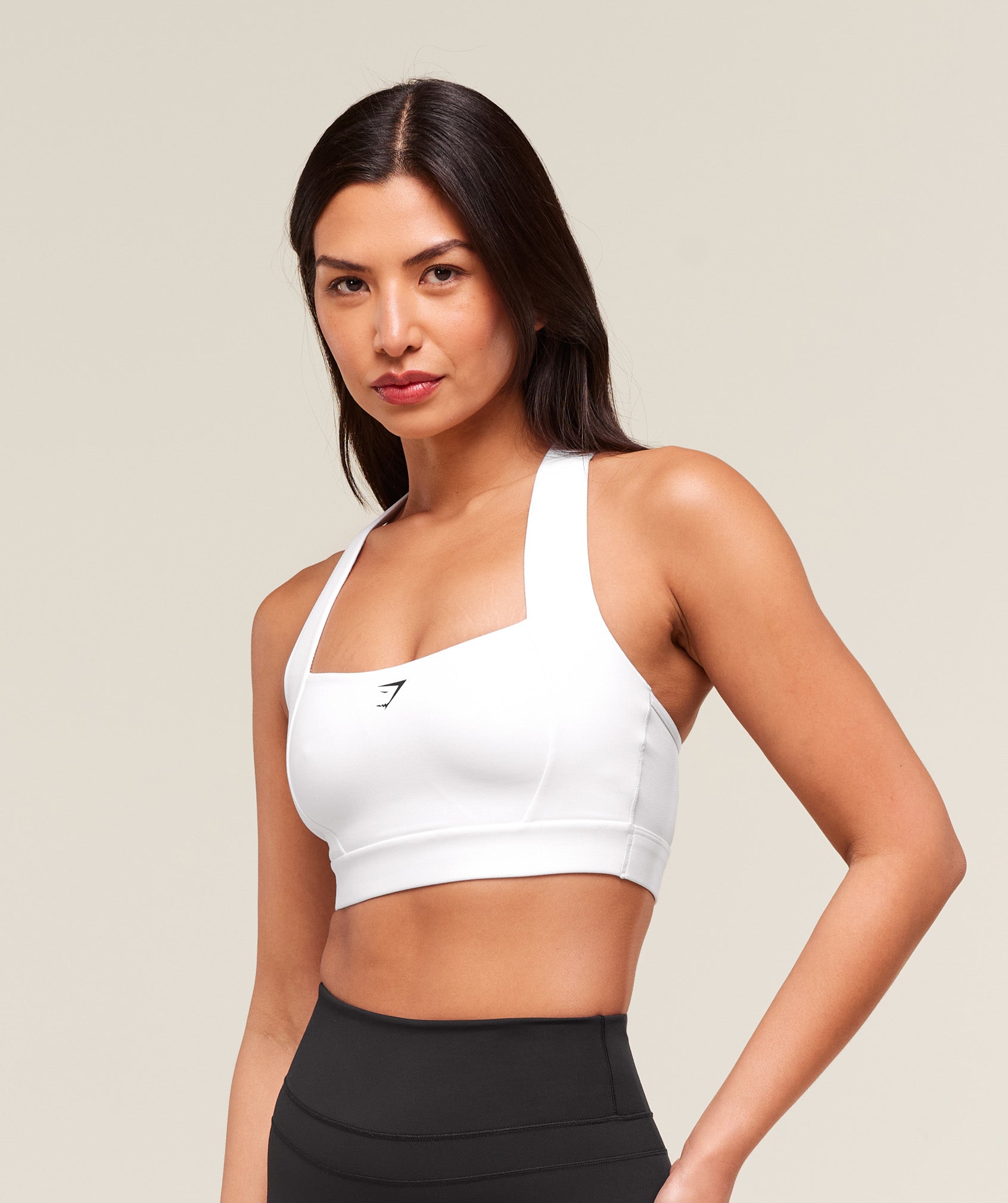 Women's Gymshark Square Neck Sports Bra White — Gymshark | Authentic India