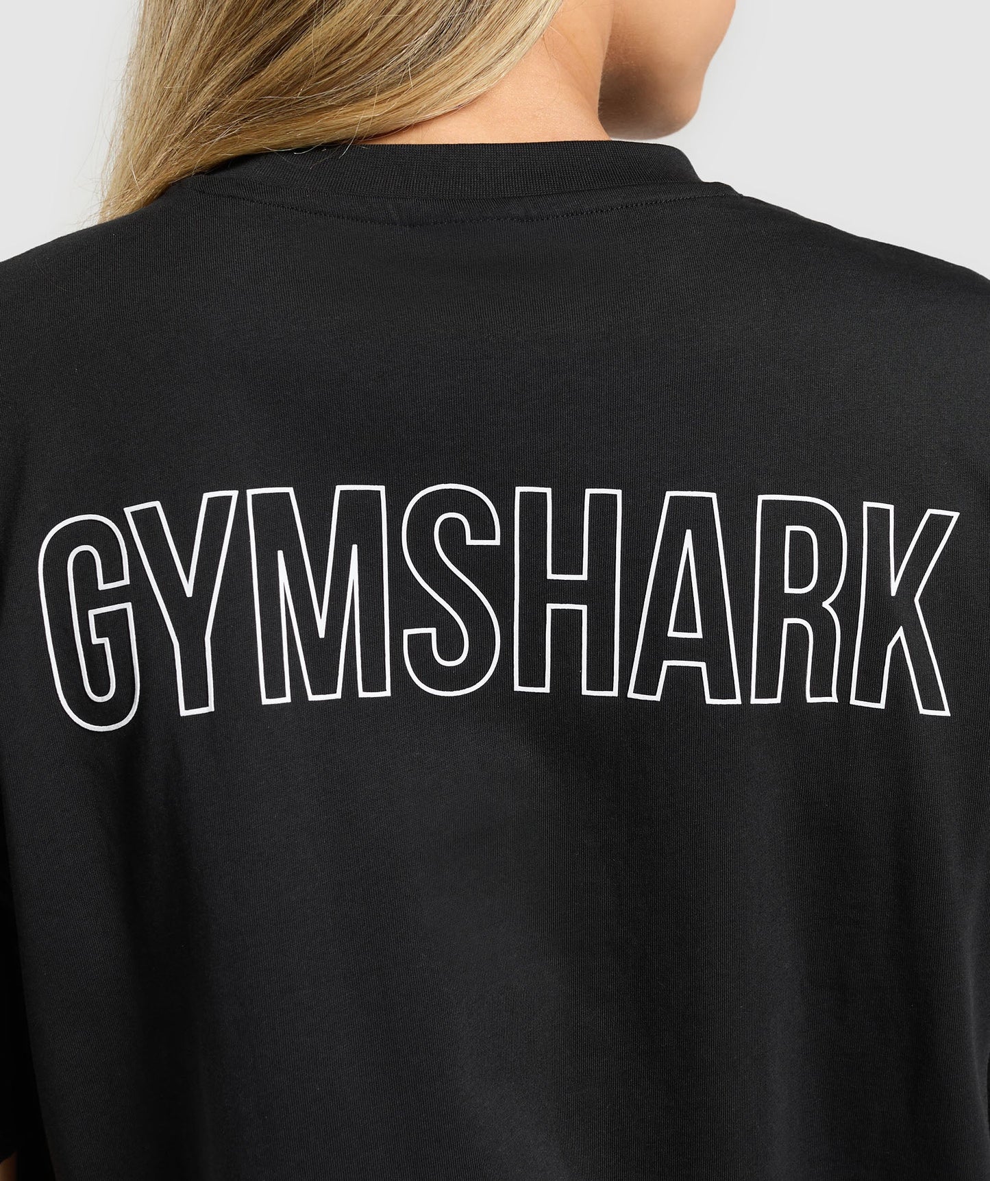 Women's Gymshark Trace Graphic Oversized T-Shirt Black — Gymshark | Authentic India