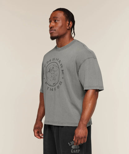 GYMSHARK Vintage Legacy T-Shirt Ash Grey
