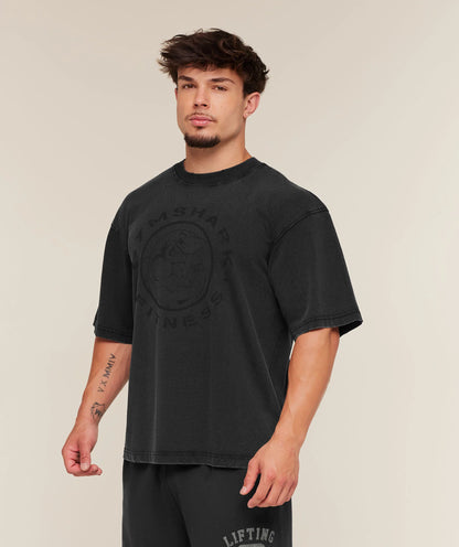 GYMSHARK Vintage Legacy T-Shirt Black