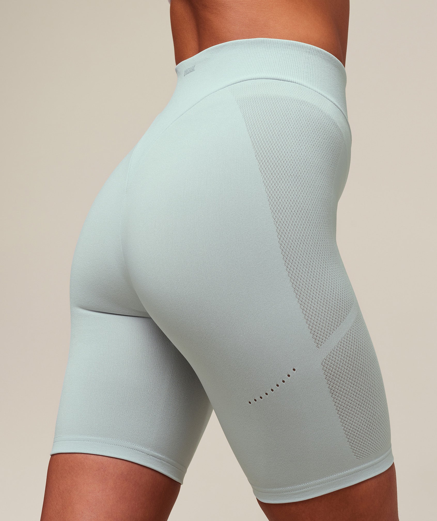 Women's Gymshark Everywear Warp Knit Cycling Shorts Frost Blue — Gymshark | Authentic India