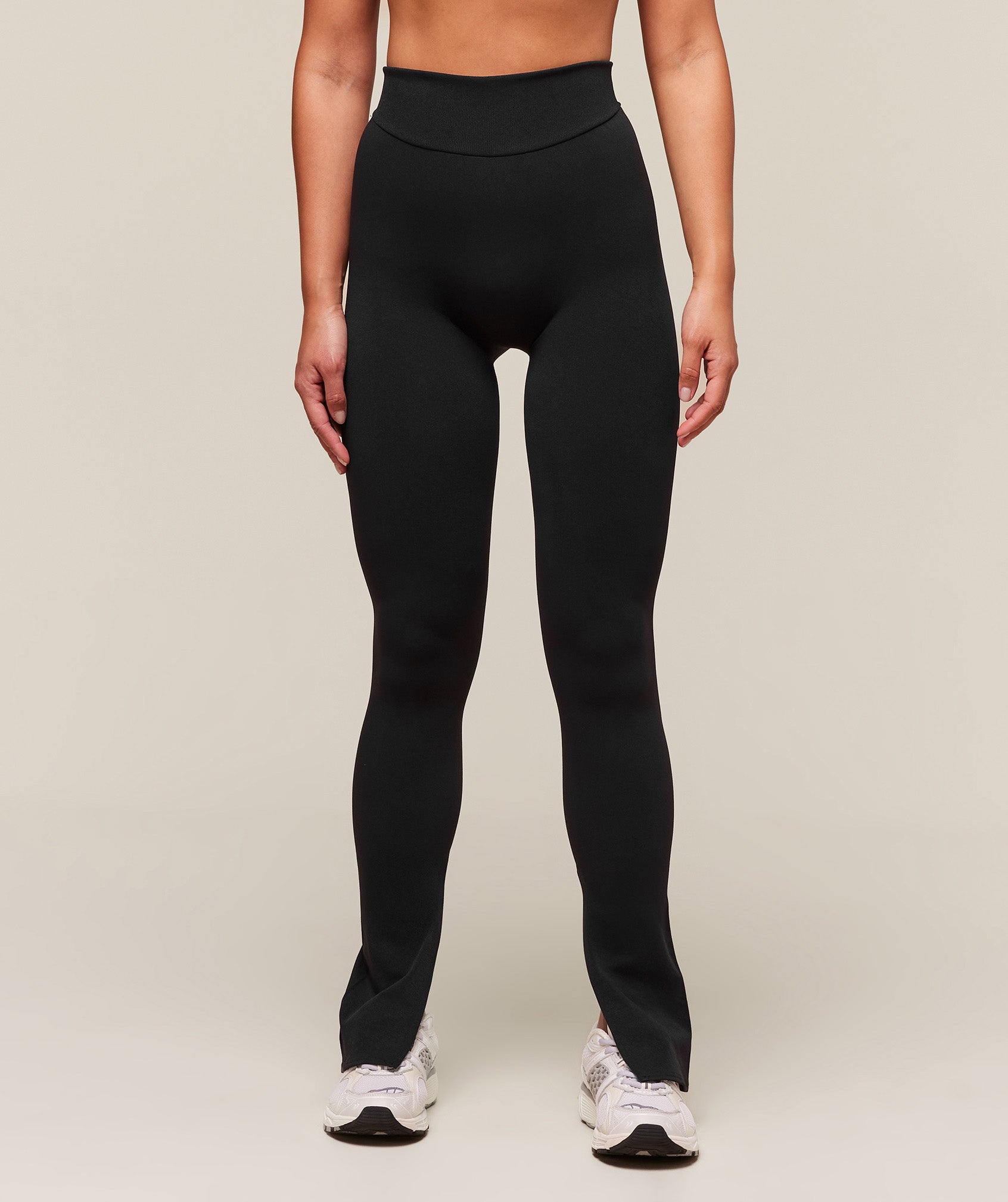 Women's Gymshark Everywear Warp Knit Flare Leggings Black — Gymshark | Authentic India